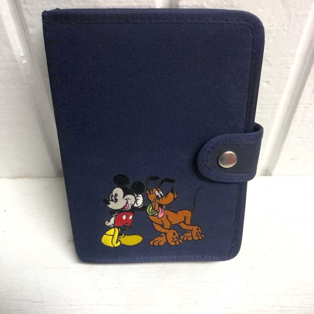 Vintage Disney Store 90’s Mickey Mouse Pluto Planner Agenda Organizer